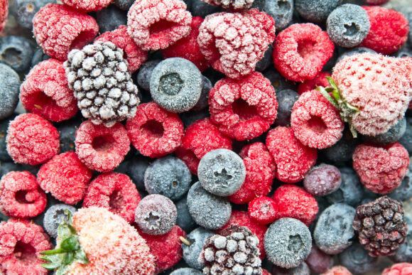 Mix,Frozen,Berries,Background.,Frozen,Berries.